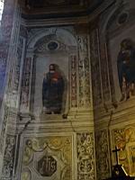 Albi, Cathedrale Ste Cecile, Decor des murs, Saint